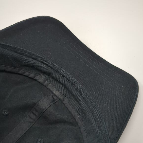 Nautica Slideback Baseball Hat Black One Size Embroidered Adjustable - Picture 8 of 9